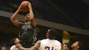 Jerrod Moorer is a finalist for 5A player of the year. --File Photo