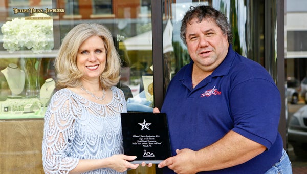 Todd Prater and Doris Truax have won an award from the Alabama Broadcasters Association for a five-part advertisement they wrote and produced for Butler-Truax Jewelers. 