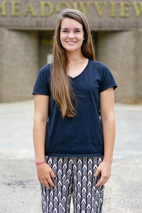 Meadowview Christian’s Jessie Boswell is the school’s valedictorian for the 2014-2015 school year. Boswell plans to attend the University of Mobile in the fall.--Alaina Denean Deshazo
