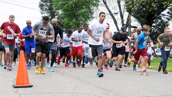Hundreds of runners took part in last year’s Butterflies and Bridges 8K.  This year’s race will be held Saturday,  April 16. The race will take runners through downtown and over the Edmund Pettus Bridge.