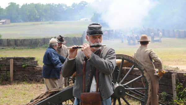 The 151st Battle of Selma re-enactment took place Sunday afternoon at Battlefield Park — Justin Fedich