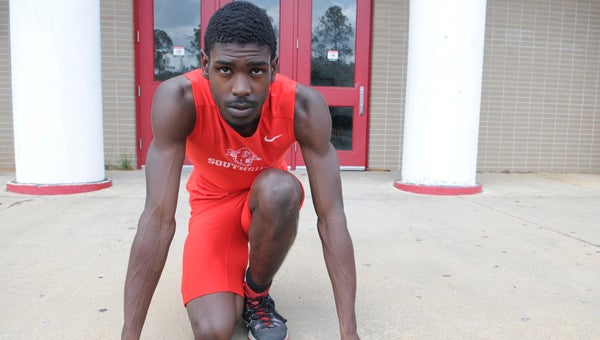 Southside’s Chris Davis competed at the class 4A state track and field meet the past two seasons, becoming one of the most accomplished athletes in the sport in Dallas County in recent years. — Justin Fedich