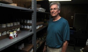 Bill Trippe has been volunteering at the Christian Outreach Alliance Food Pantry since the early 1990s. 