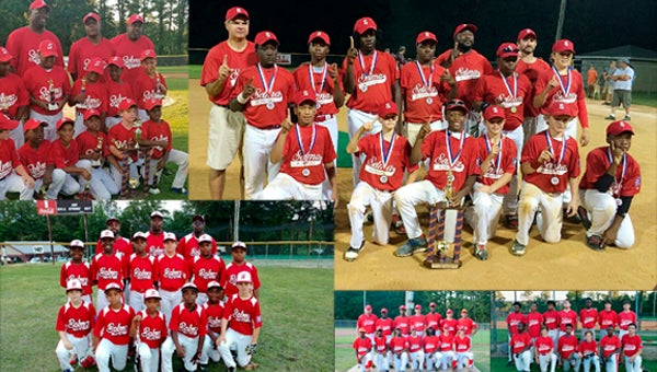 Five Selma All-Star baseball teams have qualified for state tournaments. --Submitted Photos