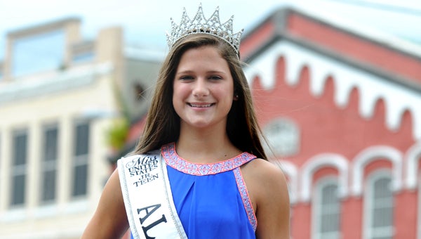 Morgan Academy’s Maggie Colley will represent Alabama in the Miss Junior Teen United States pageant in Las Vegas from July 31-Aug. 4.  Colley was crowned Miss Junior Teen Alabama in May.  --Emily Enfinger