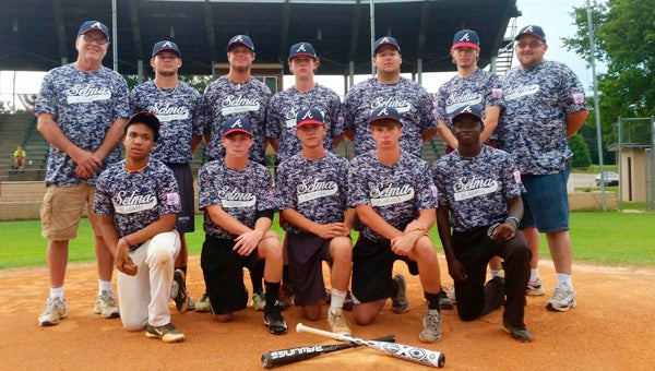 Back row: Coach Howard Davis,Landon Davis,Wesley Gunter, Josh Criswell,Donnie Ross, Benton Traylor ,Manager Jeremy Ross; front row Patrick Pettway,Charlie Dennis, Phillip Peake, Bishop Price and Jaylen Colvin. Not pictured is Desmond Williams. --Submitted Photo 