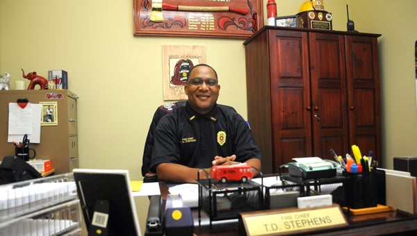 Toney Stephens has served as Selma Fire Department chief for almost a year. 